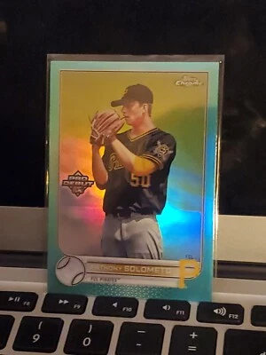 ANTHONY SOLOMETO 55/75 ROOKIE 2022 Topps Pro Debut Chrome Pittsburgh Pirates - Image 1 of 2