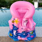 Reusable Kid Life Jackets Ocean World Pattern Inflatable Vest for Kid Swimming