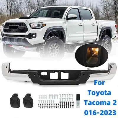 Conjunto de parachoques trasero con orificio de sensor para Toyota Tacoma 2016-2023 TO1103127 Foto 1 de 4
