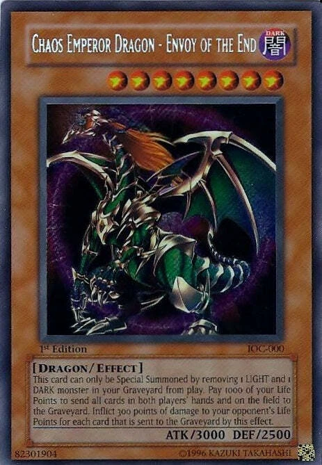 Chaos Emperor Dragon - Envoy of the End [IOC-000] Secret Rare - image 1 of 1