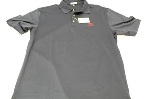 Nueva camisa de golf deportiva Peter Millar Crown para hombre (azul marino) Muirfield Golf Top 100 L - Imagen 1 de 3