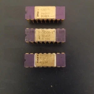 3pcs, Intel C8008-1 gold legs CPU Processor tested working 100%, one price, USA - Photo 1/3