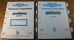 FORGOTTEN REALMS Monstrous Compendium Appendix MC3 2104 MC11 2125 TSR AD&D - Picture 1 of 7