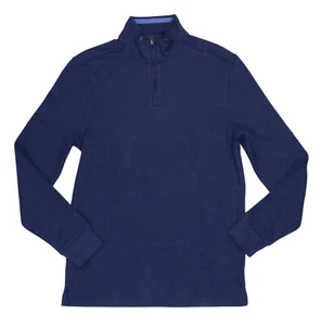Club Room French Ribbed Long Sleeve 1/4 Zip Mock Neck Men's Pullover Sweater NWT - Picture 1 of 3