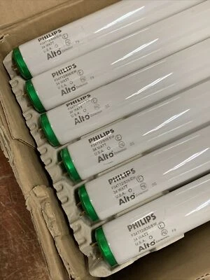 (30-Pack) Philips F34T12/835/EW Fluorescent 34W 48" Lamp Light Bulb 3500K USA - Image 1 of 4
