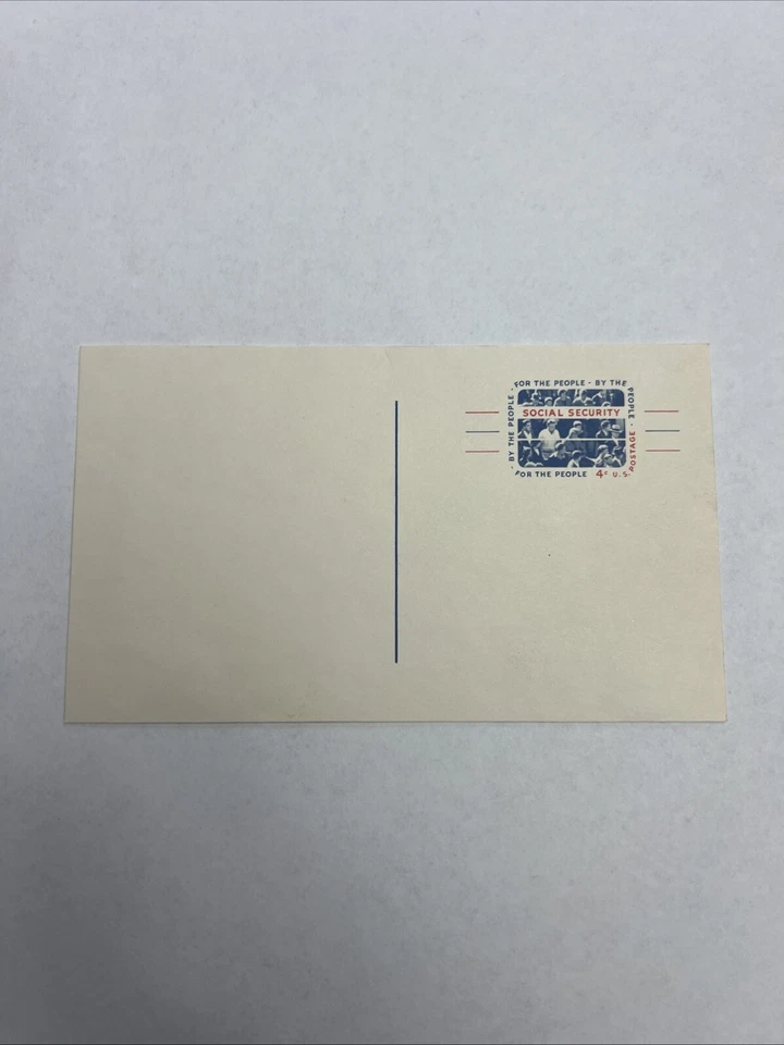 US. UX51. Social Security for the People by the people. Postal Cards. MNH. 1964 - Image 1 of 1