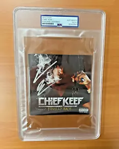Chief Keef Signed Autographed CD Cover “Finally Rich” PSA/DNA Authenticated Slab - Picture 1 of 2