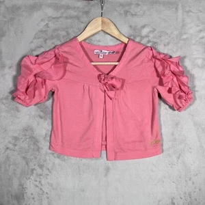 Juicy Couture Top Girls 10 Ruffle Sleeve Pink - Picture 1 of 5