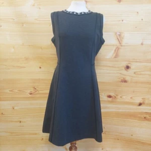 Michael Kors Skater Dress with Studded Neckline ~ Size 10 - Picture 1 of 10