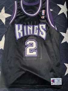 Champion Sacramento Kings Jersey Mitch Richmond Sz 40 - Picture 1 of 2