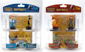2x Pokemon Next Quest 1st Edition Starter Set: Springflut + Lanzallamas / NrfB - Imagen 1 de 21