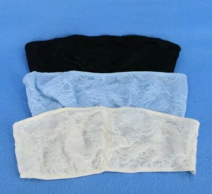 Kimchi Blue Lace Strapless Pull Over Bralette Unlined Bra Lot Size M #B2133 - Picture 1 of 4