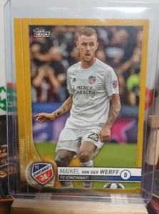 2020 Topps MLS Soccer Gold /50 #67 Maikel van der Werff RC SSP HOBBY hit - Picture 1 of 2