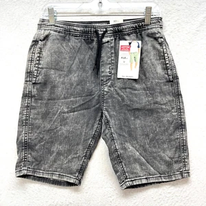 Levi Strauss Signature Super Flex Shorts Youth Boy Size 18 XXL - Gray Pull-On - Picture 1 of 12
