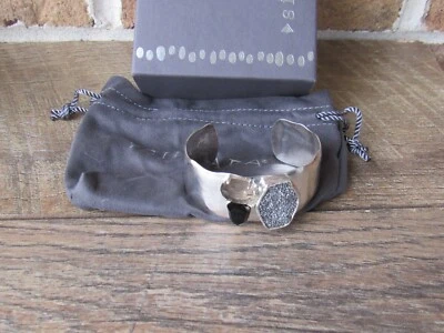 Bracelete de quartzo druso SILPADA B3133 925 prata esterlina "Caverna de Cristal" 3133 - Imagem 1 de 4