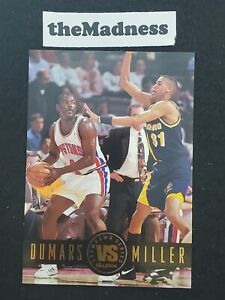 1994 Skybox Showdown Series Joe Dumars vs Reggie Miller Basketball Card #SS10