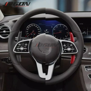 Palanca de cambios de extensión de paleta de volante de carbono para Benz A E GLC GT W205 W177 16+ - Imagen 1 de 6