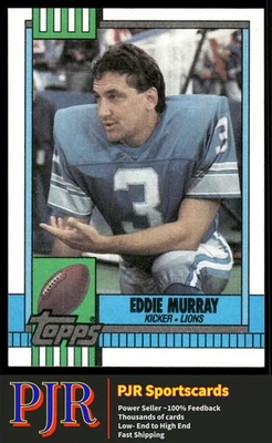 Eddie Murray 1990 Topps #354 Detroit Lions - Image 1 of 2