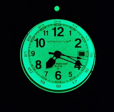 Мужские канадские часы Momentum серия 50025. Светящийся циферблат - Изображение 1 из 4