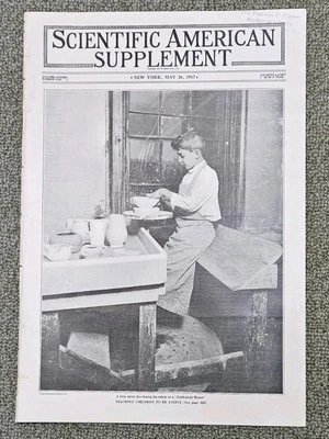 Scientific American Supplement, May 26 1917, WWI,Zuni, Pottery, - Image 1 of 3