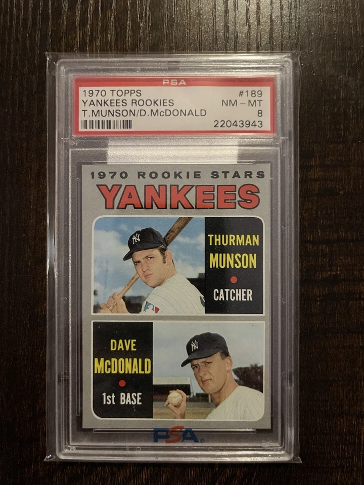 1970 Topps Rookie Stars Thurman Munson #189 (RC) bien centrado. High End 🔥 Foto 1 de 2