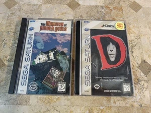 D (Kenji Eno) + MANSIÓN DE ALMAS OCULTAS ✨Sega Saturn✨ Completo CIB Horror Raro - Imagen 1 de 13