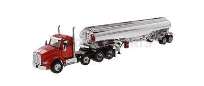 DIECAST MASTERS 71102 Kenworth T880 SBFA Day Cab Pusher-Axle w/ Heil Fleet Duty  - Immagine 1 di 3