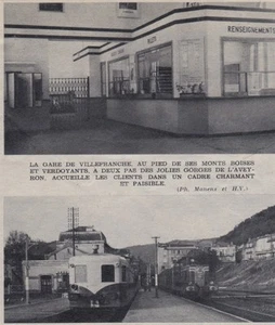 1962  --  LA GARE DE VILLEFRANCHE MODERNISEE   3B963 - Foto 1 di 1