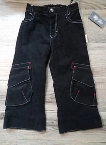 New TOFF TOGGS Black Trendy Stylish Pants Euro 98 3 Girls - Picture 1 of 7