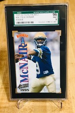 1995 Action Packed Steve McNair RC #36 Houston Oilers SGC 96 Mint Rookie