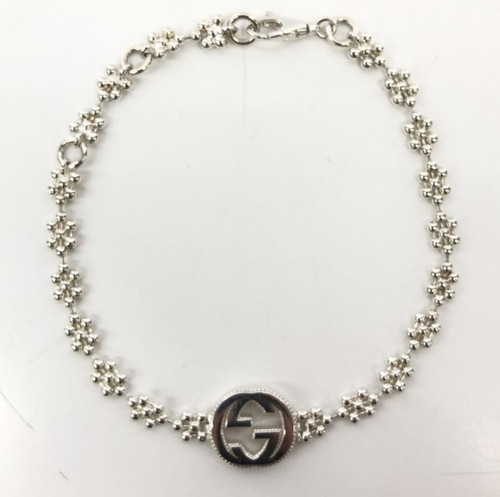 GUCCI Bracciale Ad Incastro G 481687 Argento