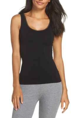 Camiseta sin mangas Yummie By Heather Thomson negra moldeadora para mujer talla M/L L136149 Foto 1 de 2