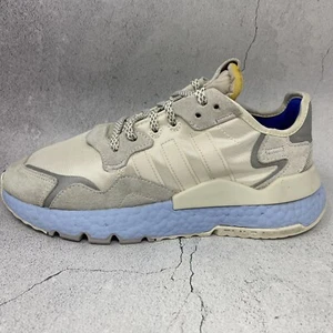 Adidas Womens Nite Jogger EE5910 Gray Blue Running Shoes Sneakers Sz 8 M - Picture 1 of 11