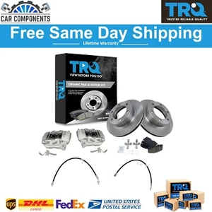 TRQ New Ceramic Fits Brake Pad & Rotor Front Kit For 2004 Toyota Tacoma - Picture 1 of 10