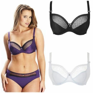 Curvy Kate Gia Balconette Bra WHITE, BLACK PURPLE (N27)