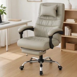 High Back Swivel Computer Chair Ergonomic Reclining Chair for Home Office Work - Picture 1 of 105