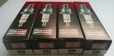 SET OF (4) CHAMPION SPARK PLUGS L90C (#896) - Image 1 of 2