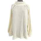NEW We The Free People She’s A Keeper Oversized Cozy Sweater Frenchnilla Cream M