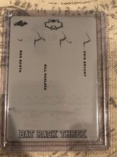 2021 Leaf Lumber Bat Rack 1/1 Printing Plate Ron Santo Bill Madlock Kris Bryant
