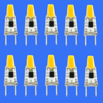 10pcs G8 T3 COB 1505 LED Flat Bulb Puck Light Cabinet light 110V Warm White #H - Image 1 of 4