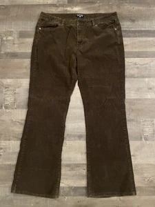 Polo Jeans Co. Ralph Lauren Brown Corduroy Boot Pants Size 14X32 (F373) - Picture 1 of 5