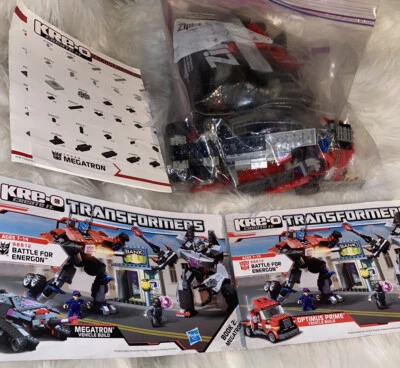 KRE-O TRANSFORMERS- 99812 Battle For Energon Book 1& 2 Huge LOT PARTS & PIECES - Image 1 of 4