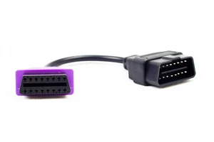 Adaptador A4 morado para Fiat Alfa Romeo Lancia OBD OBD 2 16 pines #D2 - Imagen 1 de 2