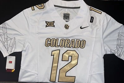 Travis Hunter Colorado Buffaloes White Jersey 2024 FUSE Stitched 12 NWT - Image 1 of 4