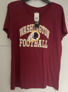NFL TEAM APPAREL majestic WASHINGTON FOOTBALL womens t shirt XL - Picture 1 of 4