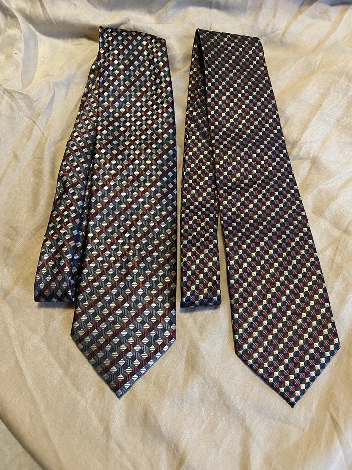 Lote de 2 corbatas Harve’ Bernard de Bernard Boltzmann  Foto 1 de 4