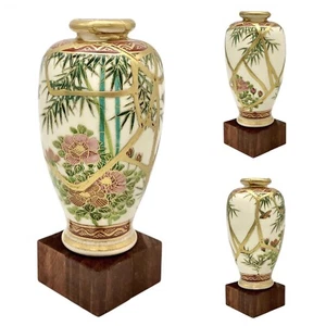 Kintsugi Vase Japanese Satsuma Koshida Gold Crack Art Personal Growth Gift - Picture 1 of 15