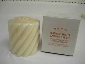 AVON! BUBBLE BATH CANDLE SCENTSATIONS! VANILLA! NIB! - Picture 1 of 1