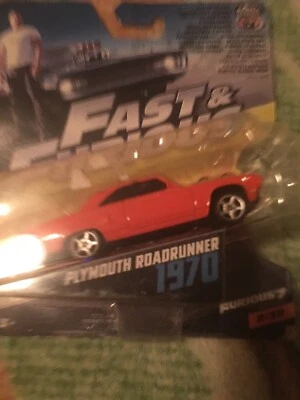 Fast & Furious furious7 Mattel Plymouth Roadrunner 1970 Confezione Integra - Immagine 1 di 4