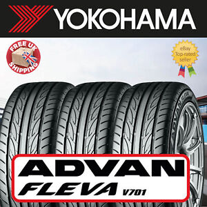 X3 225 35 20 90W XL YOKOHAMA ADVAN FLEVA V701 Amazing A Rated Tyres 225/35R20